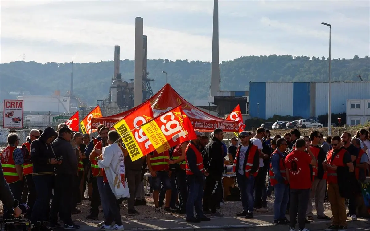 Συνεχίζεται στη Γαλλία η απεργία στην TotalEnergies