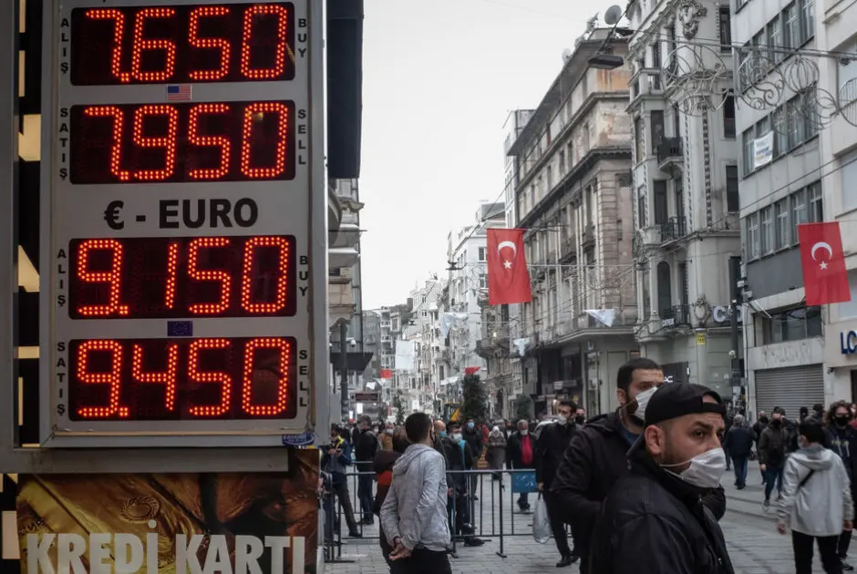 Τουρκία: Σχεδόν στο 60% ο πληθωρισμός μετά τη στροφή πολιτικής Ερντογάν