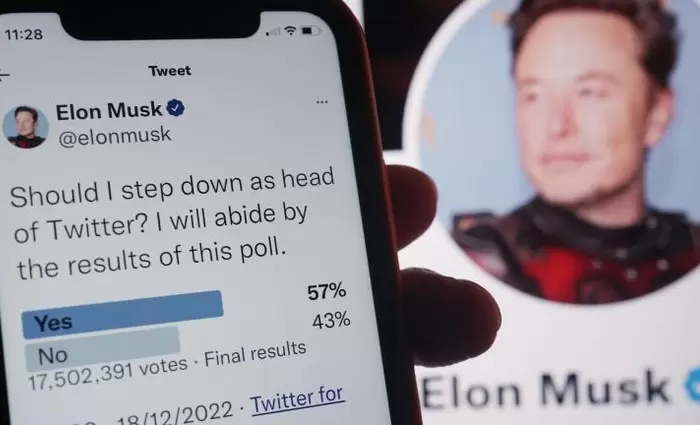 Ο Ίλον Μασκ αναγγέλλει πως παραιτείται από τη θέση του διευθύνοντος συμβούλου του Twitter