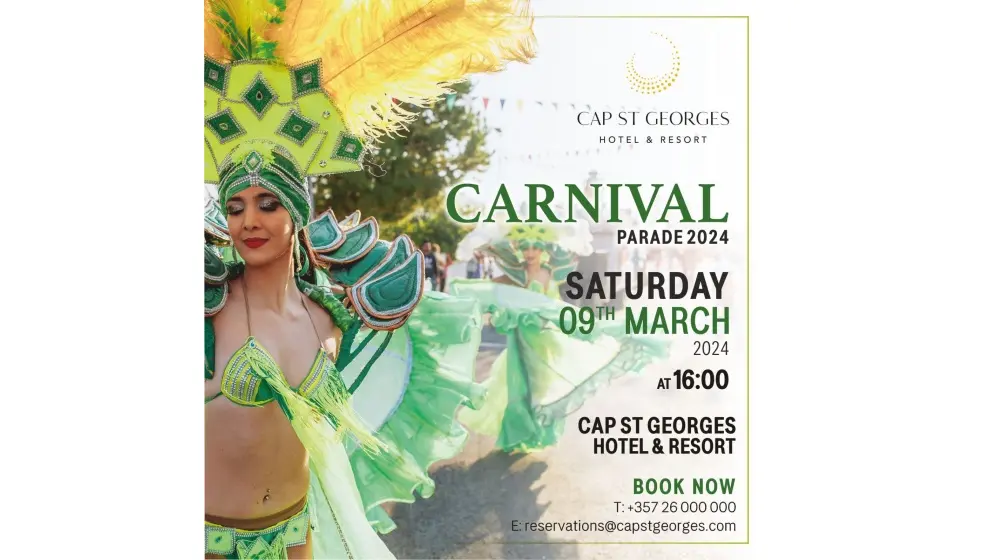 Καρναβαλίστικη παρέλαση στο Cap St Georges Hotel