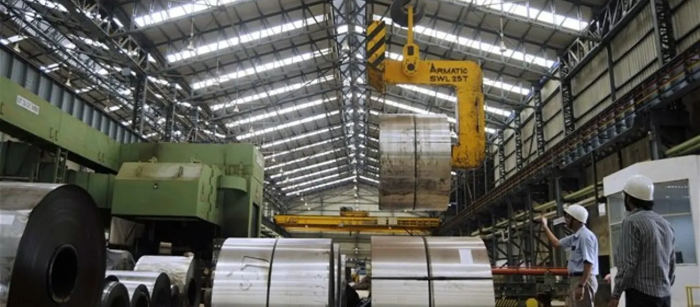 Άυξηση παρουσιάζει η βιομηχανική παραγωγή