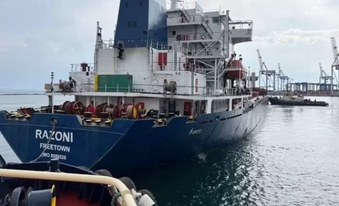 Επιθεώρησαν το πρώτο πλοίο που μεταφέρει ουκρανικά δημητριακά